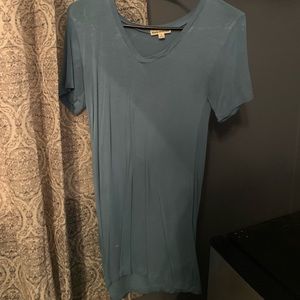 Blue t shirt dress